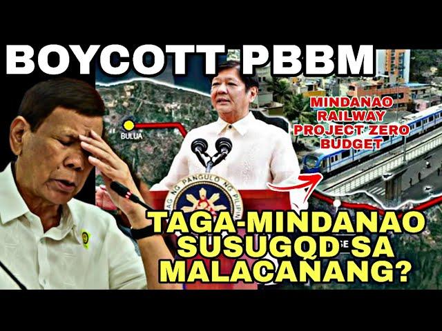 TAGA-MINDANAO SUSUGOD SA MALACAÑANG?! BINIGYAN ZERO BUDGET PARA SA MINDANAO RAILWAY PROJECT NI PRRD