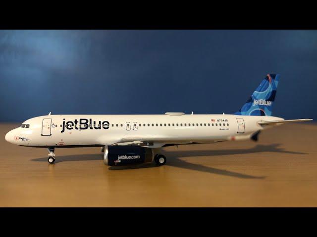 Panda Models JetBlue Airways A320 (Spotlight Tail) 1/400 Scale Review