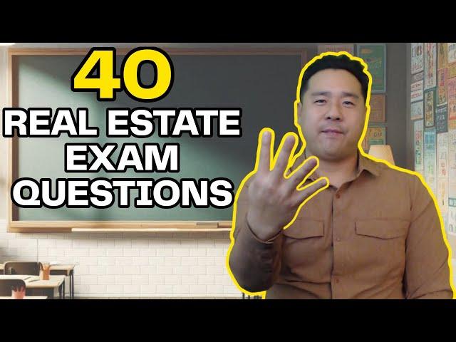 40 Real Estate Test Questions for 2025 (Compilation)