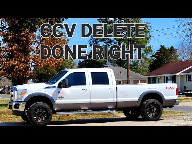 6.7 powerstroke CCV Delete done the right way Ford F250 f350