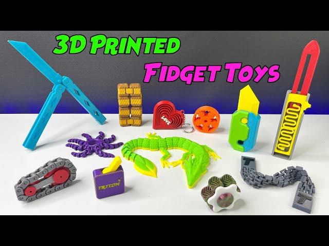 Awesome 3D Printed Fidget Toys