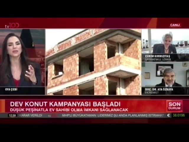 Evrim Kırmızıtaş - TV100 -  Dev Konut Kampanyası