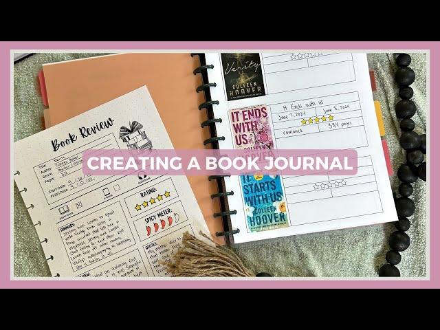 Setting Up My Reading Journal Using a Big Happy Planner