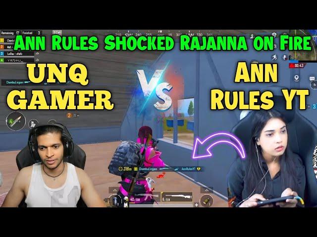 Unq gamer vs Ann Rules ytGirl Gamer Shocked Sniper GodUnq Gamer vs Girl GamerUnq Gamer Highlights