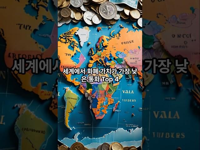 세계에서 화폐 가치가 가장 낮은 통화 Top4 #경제 #정보 #지식 #화폐