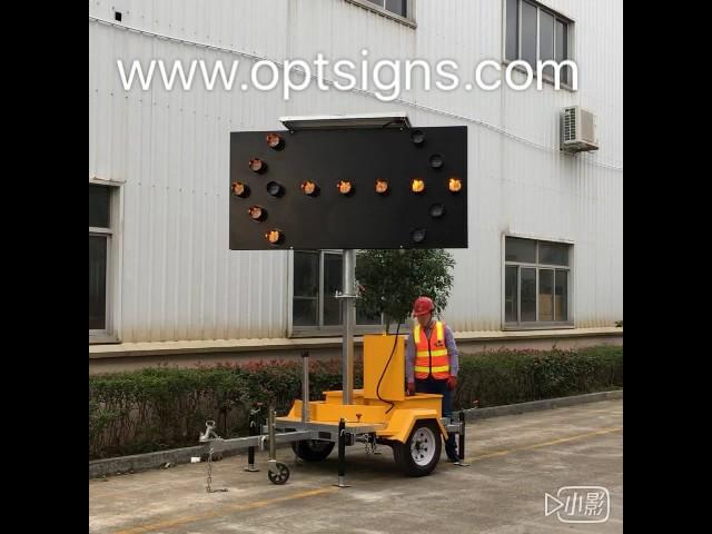 TMAB C OPTRAFFIC TRAILER MOUNTED ARROW BOARD