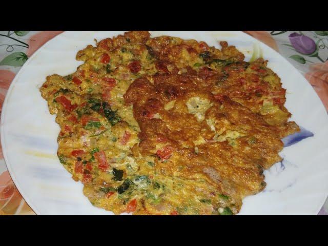 Omlet Recipe | Easy Morninig Breakfast | Best Omlet Recipe By Zarmeen Kitchen|