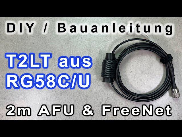 DIY: T2LT Antenne für Freenet und 2m AFU-Band! Mach's dir doch selbst! 