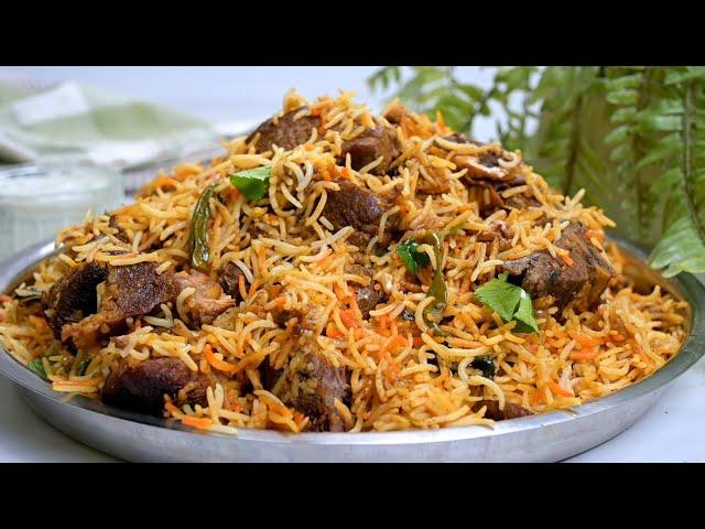 Cooking meat and rice biryani! An easy and delicious recipe!