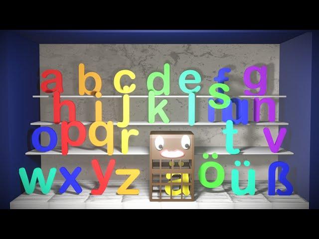 German  Alphabet Dance | Deutsche Alphabete | Monster box Episode 1