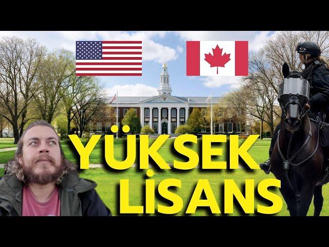 Yurt Dışında Yüksek Lisans Yapmalı Mısınız? (Mutlaka Kuzey Amerika’da Yapın)