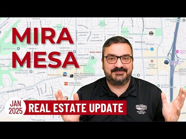 San Diego Real Estate Update - Mira Mesa - January 2025