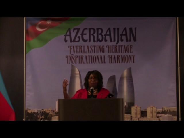 White House official Jannah Scott speaks on Azerbaijan in Los Angeles