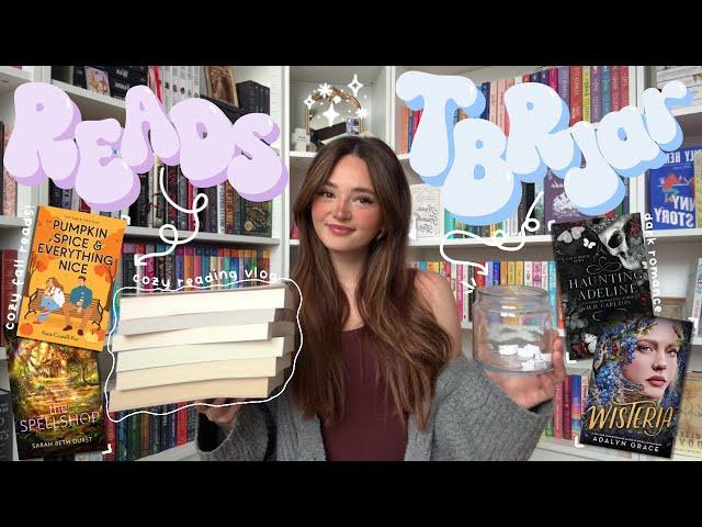 tbr jar chooses what i read!  a cozy *SPOILER FREE* reading vlog