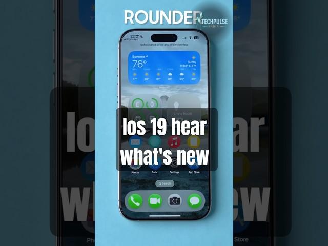 ios 19 - hear what's new! by techpulse india. #shorts #iphone #iphoneupdate #tech #technews