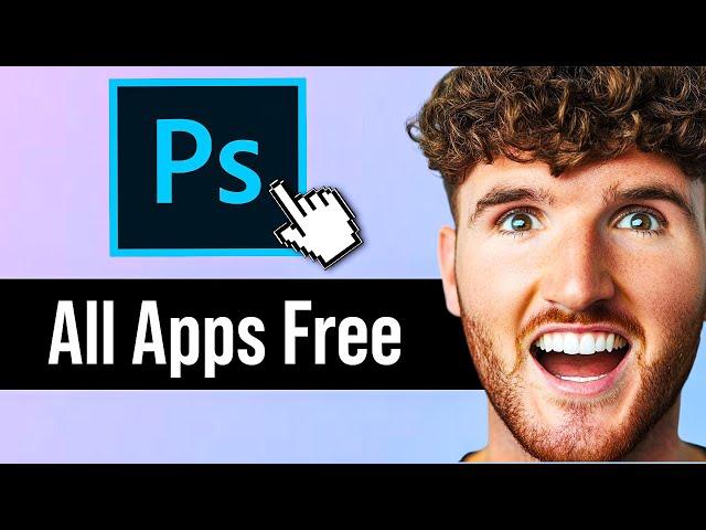 How to Get Photoshop for FREE + ALL ADOBE CREATIVE APPS!