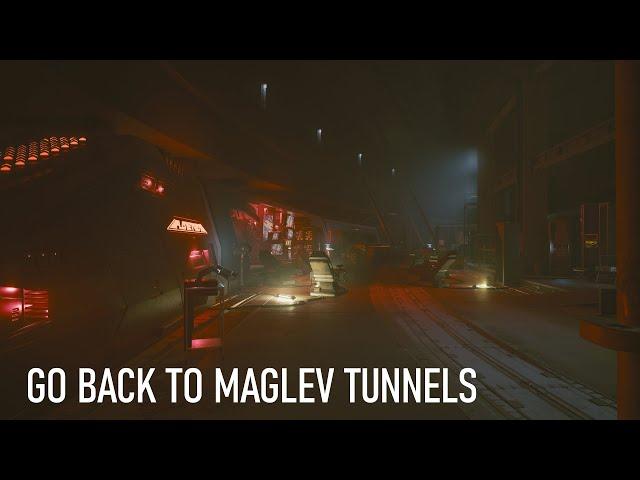 How to Go Inside Maglev Tunnels [Cyberpunk 2077]