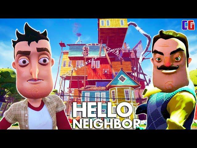 NEW HOUSE and NEW SECRETS HELLO NEIGHBOR! Cartoon horror game Hello Neighbor ACT 3 Start