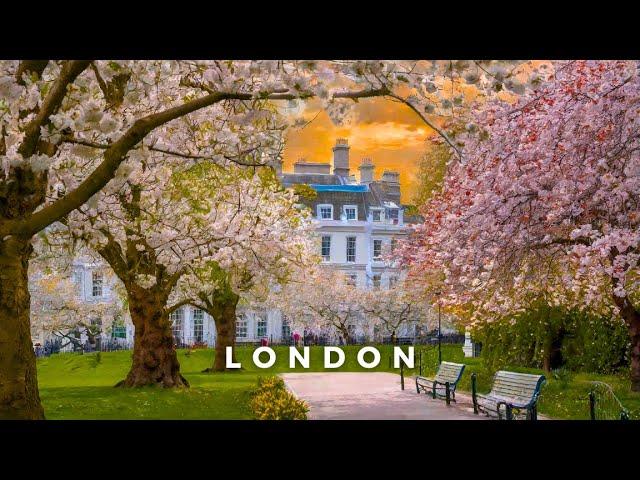 Spring is here in London  | Cherry Blossom at Swiss Cottage | London Walking Tour