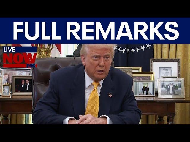 FULL REMARKS:  Trump on Russia, Ukraine war, tariffs & jobs report