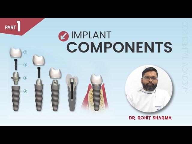 Basic #implantology  Lecture- Different Parts of #implants and their uses Part 1