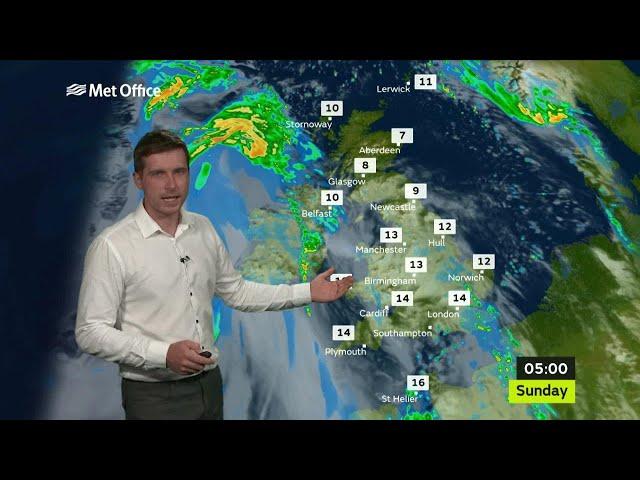 Saturday afternoon forecast 30/09/2017