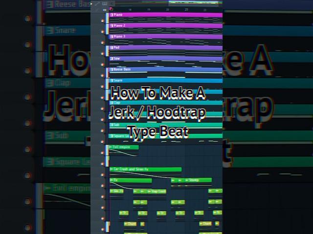 How To Make A Jerk / Hoodtrap Type Beat #jerk #hoodtrap #beatbreakdown #tutorial #producer #flstudio