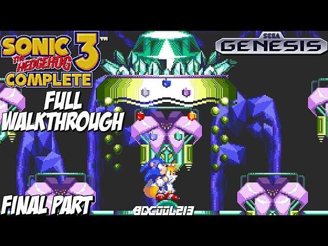 Sonic 3 Complete Gameplay Full Walkthrough Part 2 - Sega Genesis