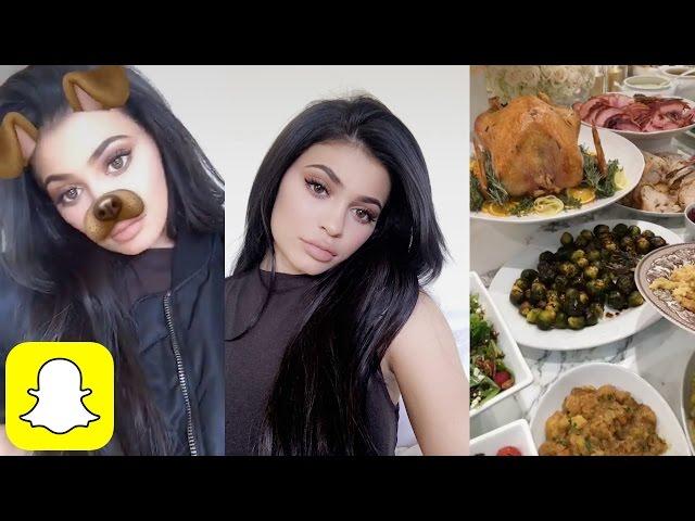 Kylie Jenner THANKSGIVING 2016 on Snapchat | Kylie Snaps