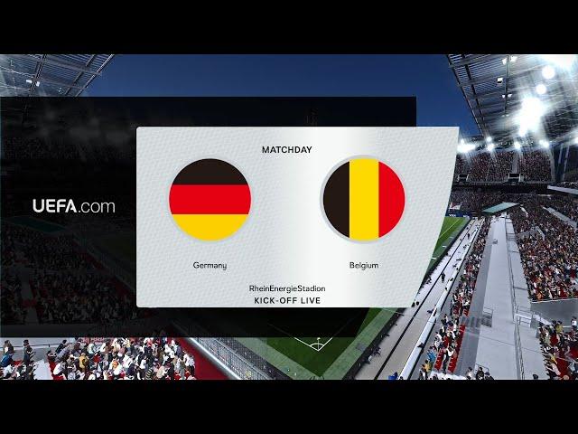 Germany vs Belgium | RheinEnergieStadion | International Friendly | PES 2021