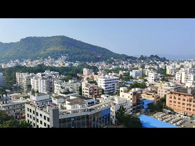 Vijayawada city top view