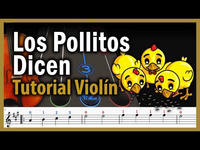 Los Pollitos Dicen | Violín Play Along