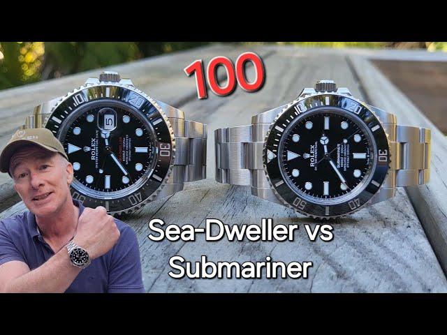 Sea-Dweller vs Submariner + Everyone's got a SUB! Really?