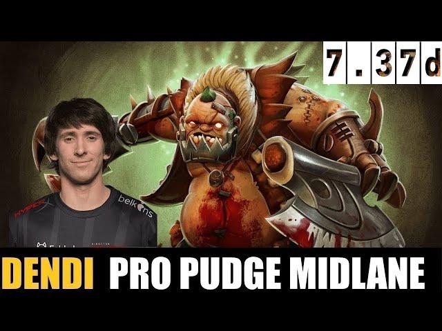  DENDI [PUDGE] MID 7.37D - DOTA 2 HIGHEST MMR MATCH#dota2  #dota2gameplay #dendidota2