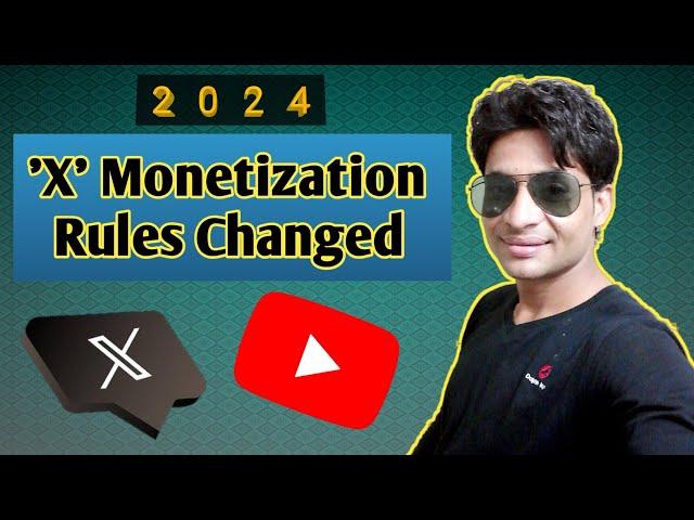 Twitter Monetization Rules Changed | Big Update For Twitter 'X' Monetization | Monetization New Rule