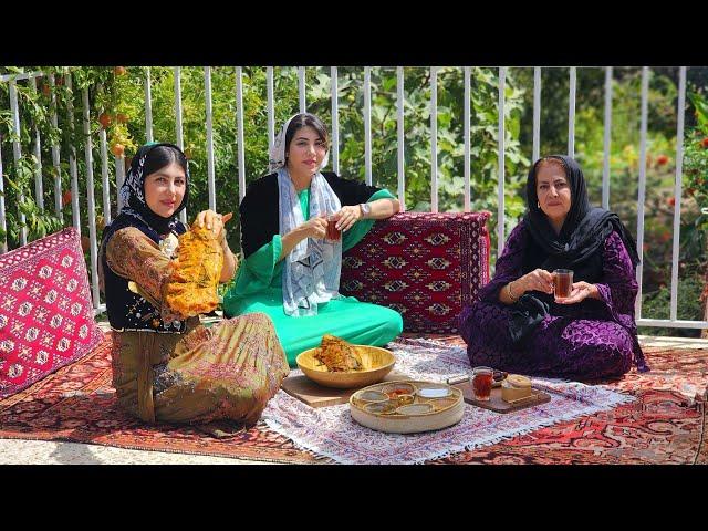 Iran Village Life! Grilled Lamb Ribs on Fire A Smoky and Delicious Treat in the Village