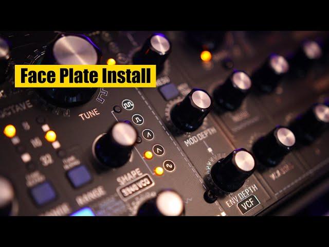 Behringer Neutron Tutorial ( install a face plate )
