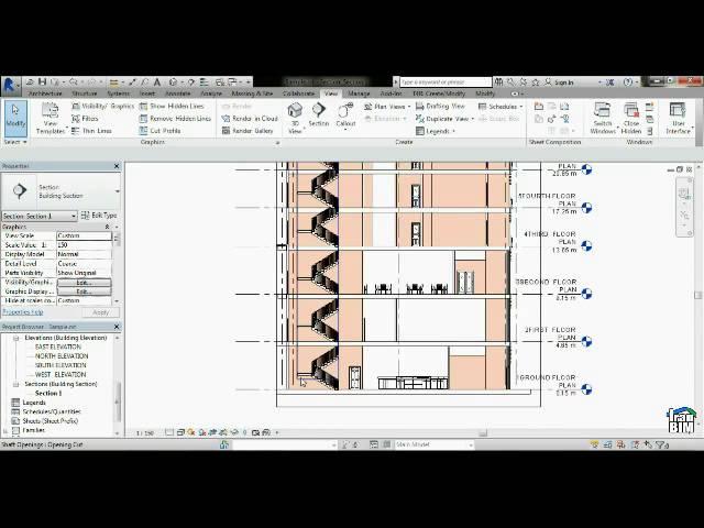 اندازه گذاری و ساختن View در Revit رویت IranBIM.com#