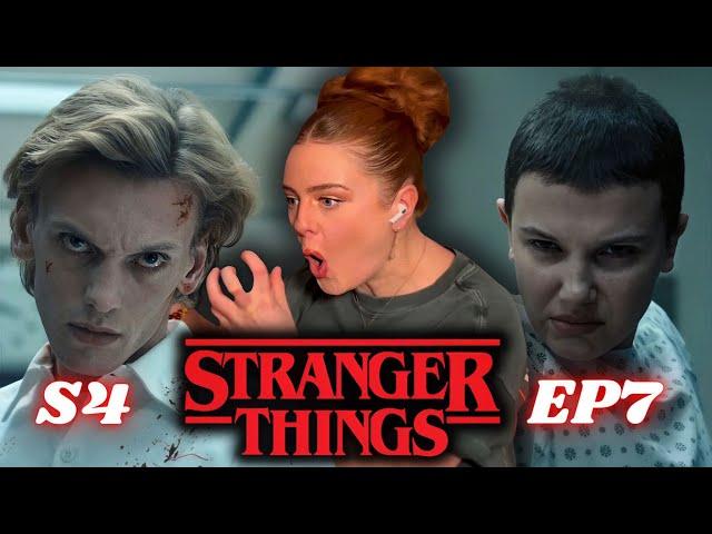 Stranger Things 4x7 FIRST TIME REACTION! *MASSACRE AT HAWKINS LAB*