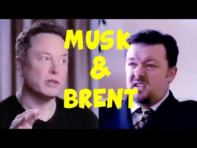 Elon Musk chats to David Brent