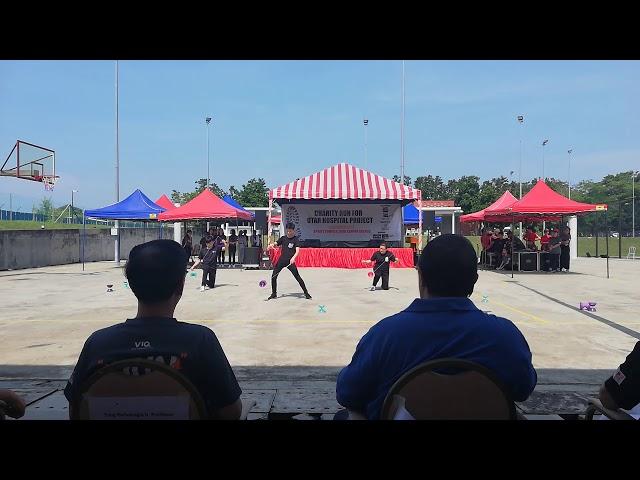 雙溪龍拉曼大学扯铃表演 Charity Run for Utar Hospital Project Diabolo Performance