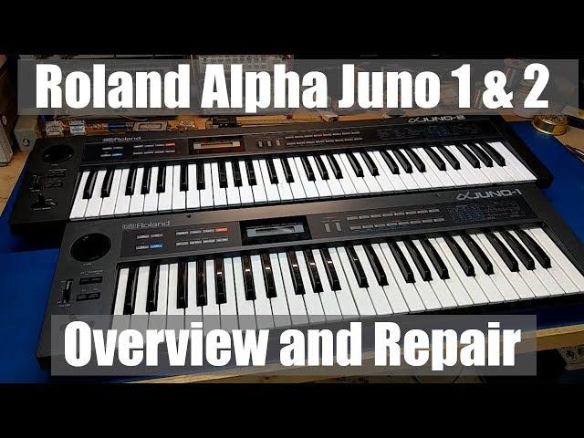 Roland Alpha Juno 1 and 2 Overview and Repair