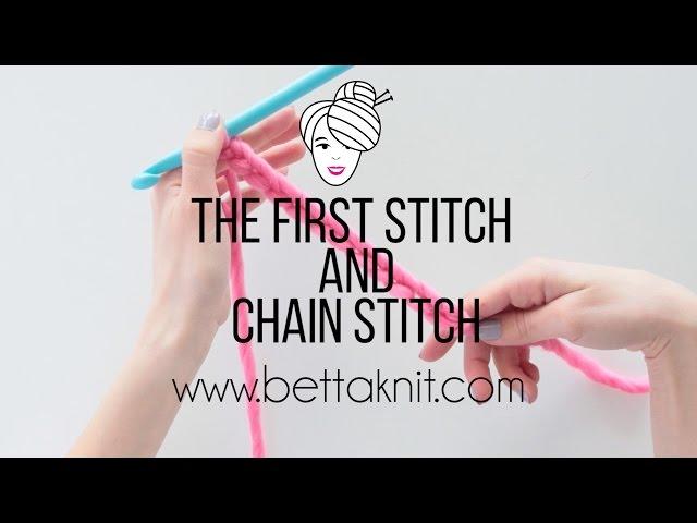 Crochet: The First Stitch (Slip Knot) and Chain Stitch