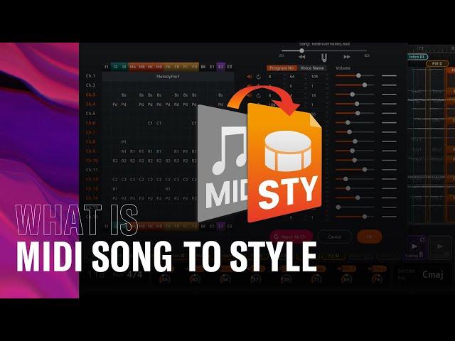 What is MIDI Song to Style