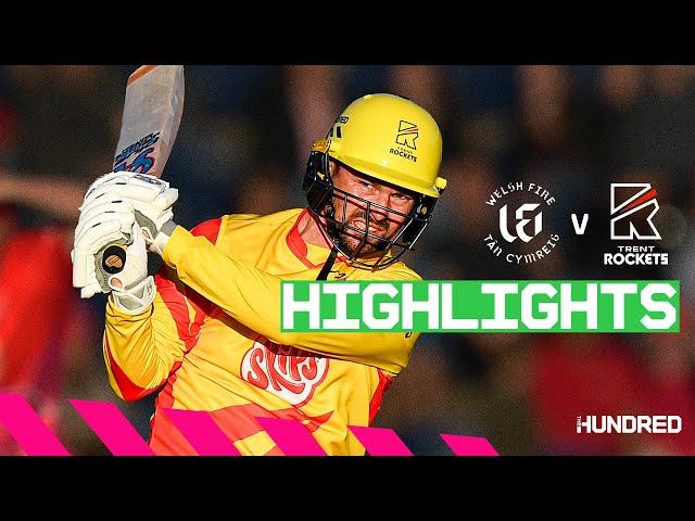 Munro Smashes 66* in a Thriller! | Highlights - Welsh Fire v Trent Rockets | The Hundred 2023