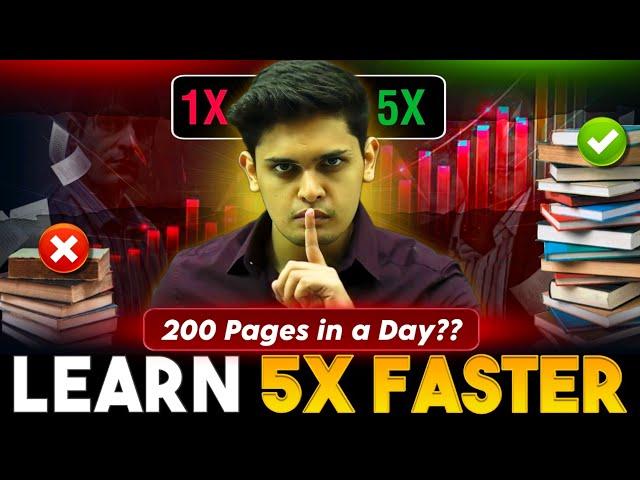 3 Steps to Read and Learn Anything Faster|  Best Method to Learn Scientifically | Prashant Kirad