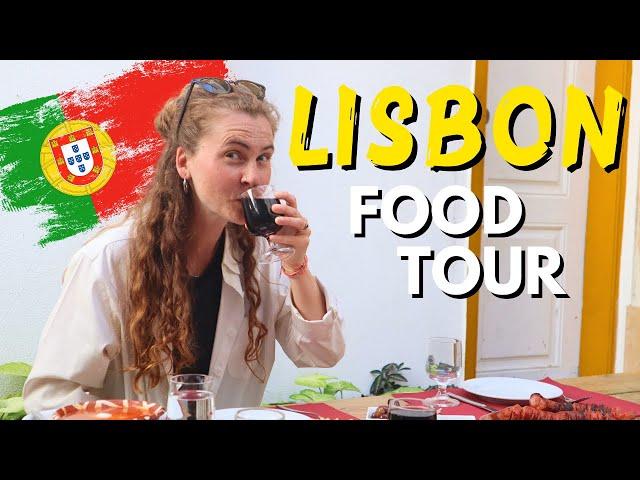 Ultimate LISBON Food Tour | Best Portuguese Food & Drinks  | Foodie Walk Experience