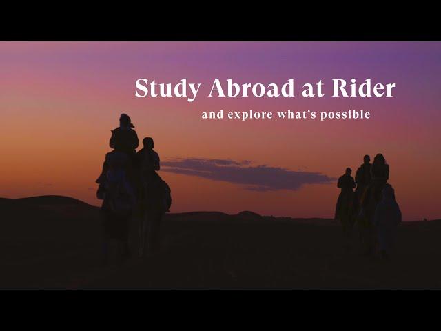 Study Abroad at Rider University
