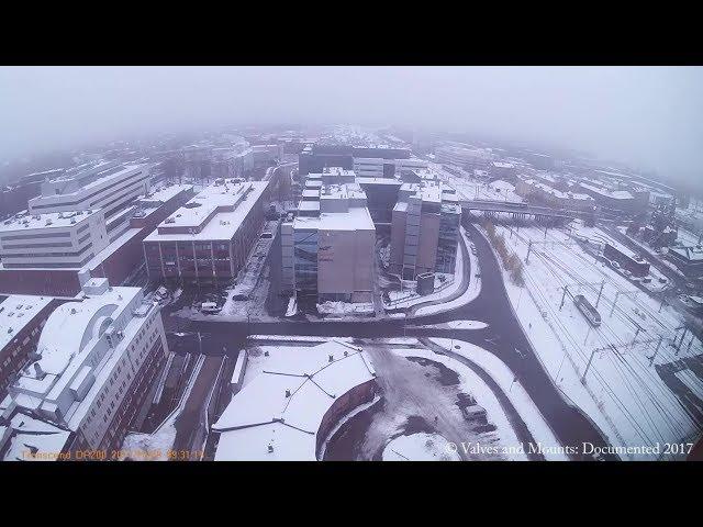 An amazing view from one of the tallest buildings in Finland - Tampere (time lapse)