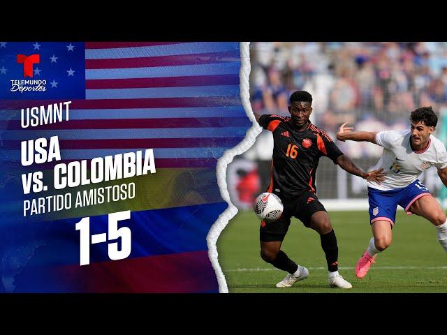 Highlights & Goles | USA vs. Colombia 1-5 | USMNT | Telemundo Deportes